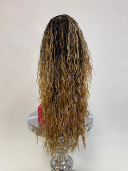 Erica - 13x4 Free Part Lace Front Wig - Honey 30in - The Pink Makeup Box