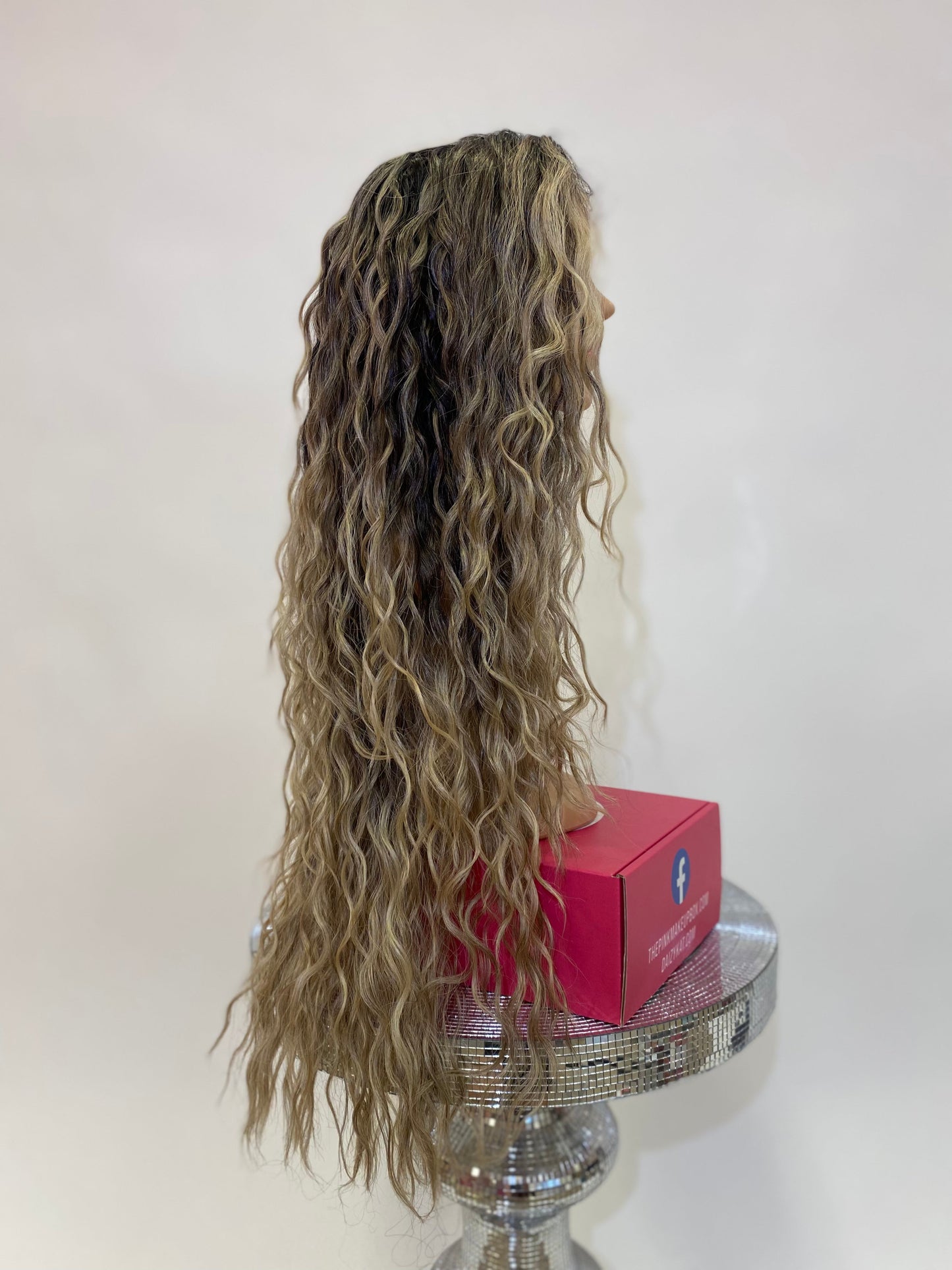 Erica - 13x4 Free Part Lace Front Wig - Color ASH BLONDE 30in - The Pink Makeup Box