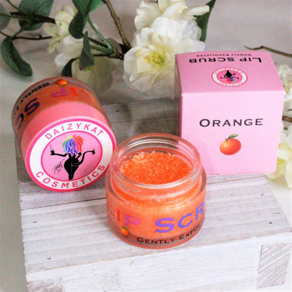 Orange Lip Scrub - The Pink Makeup Box