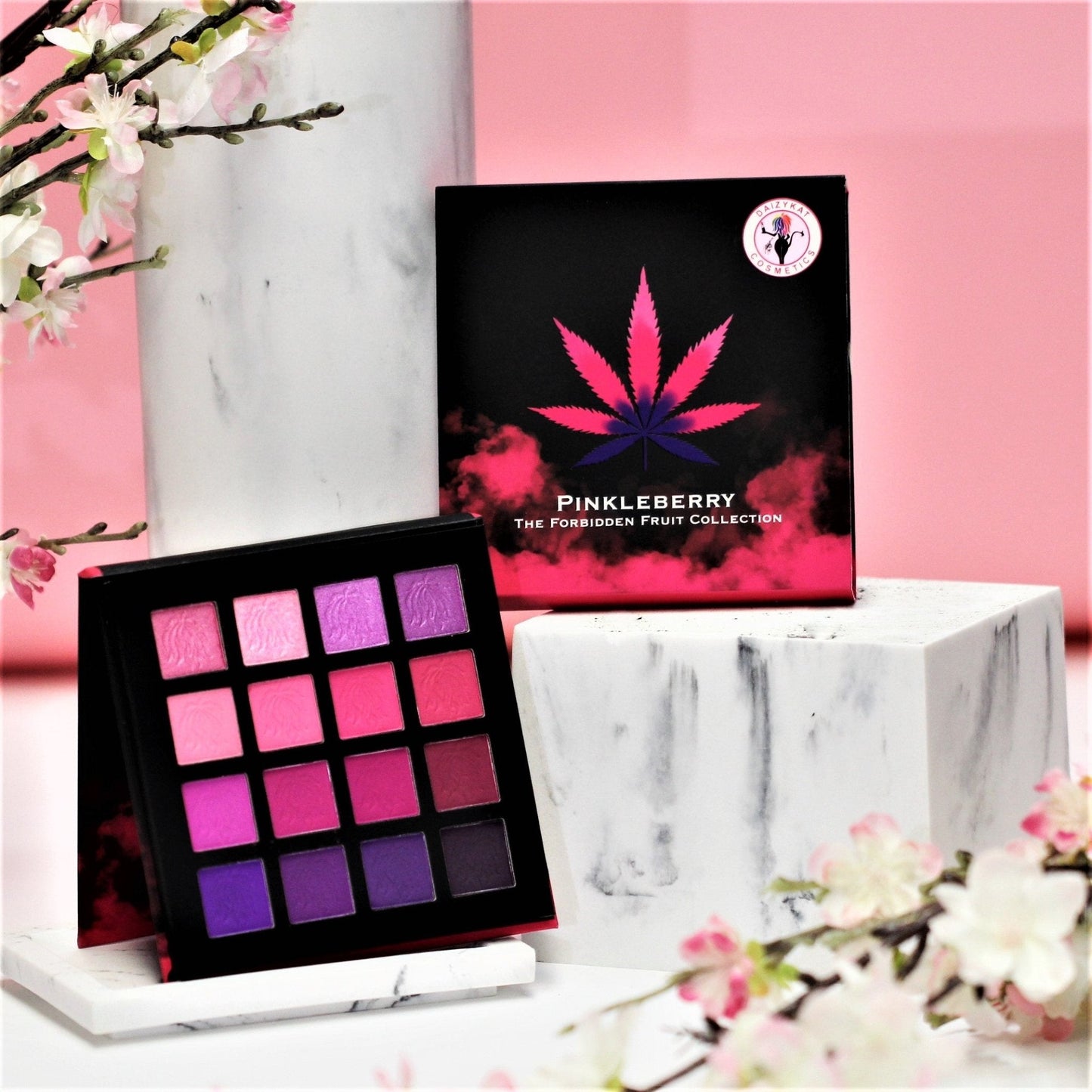 PINKLEBERRY EYESHADOW PALETTE - All The Pinks You'll Ever Need!! - The Pink Makeup Box