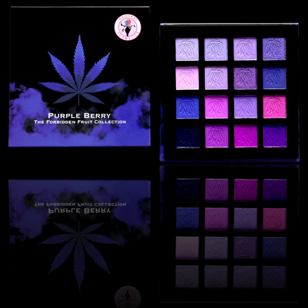 PURPLE BERRY EYESHADOW PALETTE - All The Purples You Need!! - The Pink Makeup Box