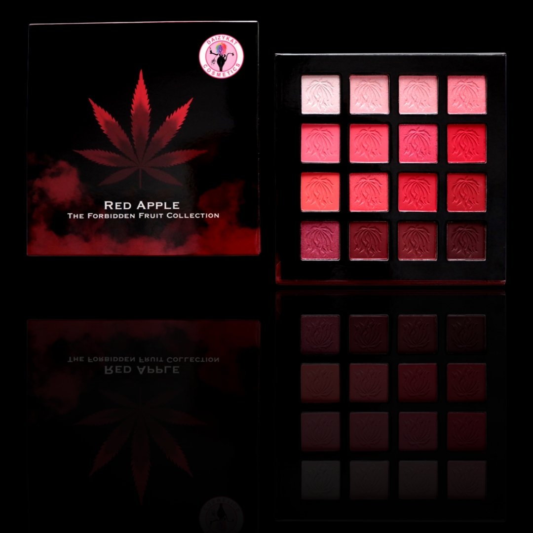 RED APPLE EYESHADOW PALETTE - All The Reds You Need!! - The Pink Makeup Box