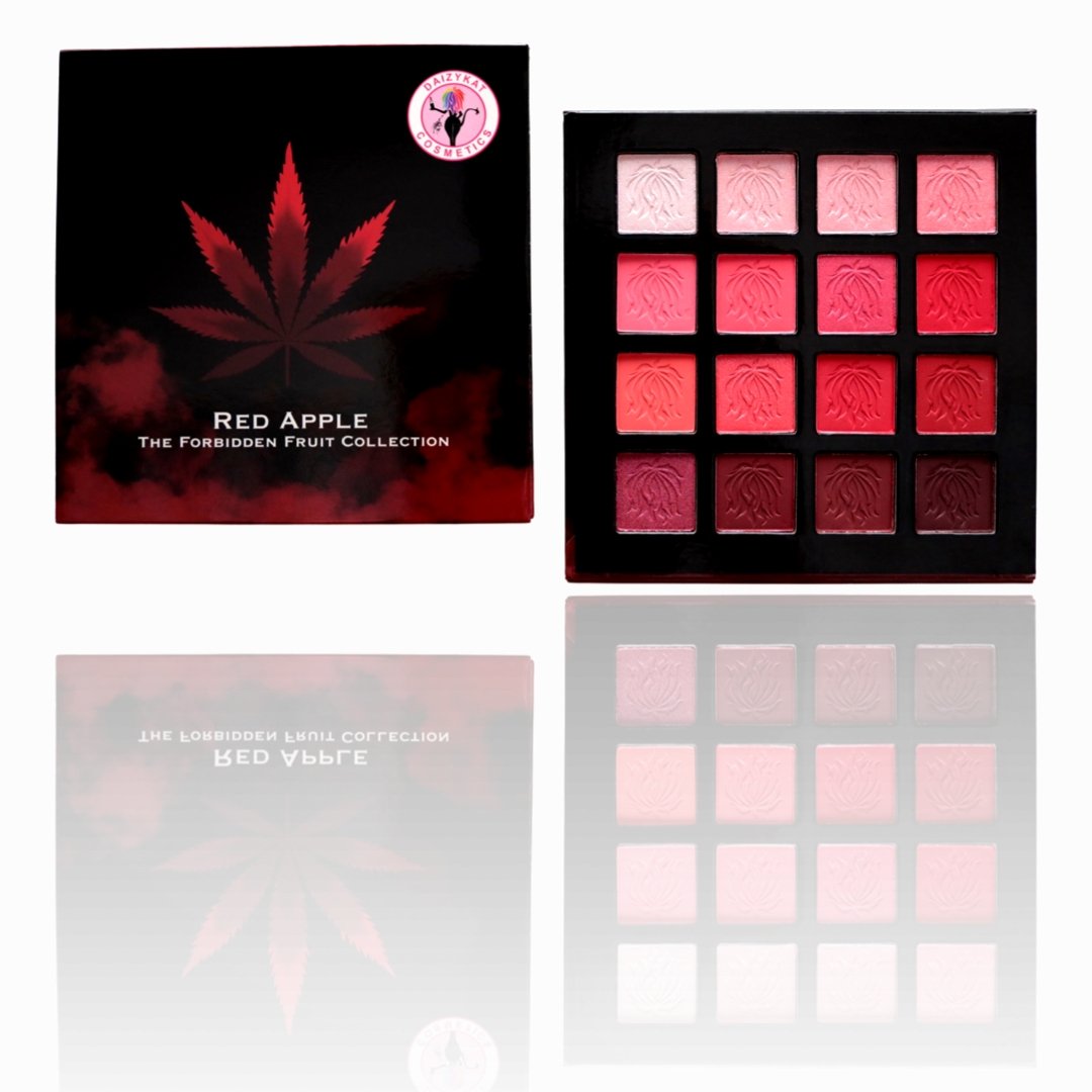 RED APPLE EYESHADOW PALETTE - All The Reds You Need!! - The Pink Makeup Box