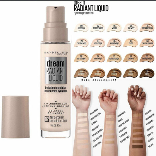 Maybelline Dream Radiant Liquid Foundatin